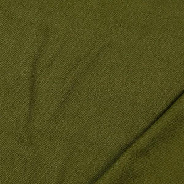 Viskose Leinen Stretch - uni, olive